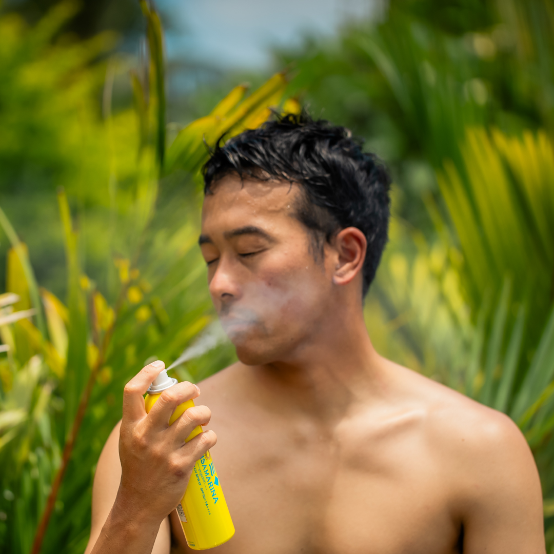 肌と一緒に髪の毛もUVケアできる