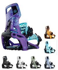 NIDECKER ナイデッカー SUPERMATIC スノーボード バイン ビンディング ユニセックス クイックエントリー 24-25モデル LL E2(WHITE-M)