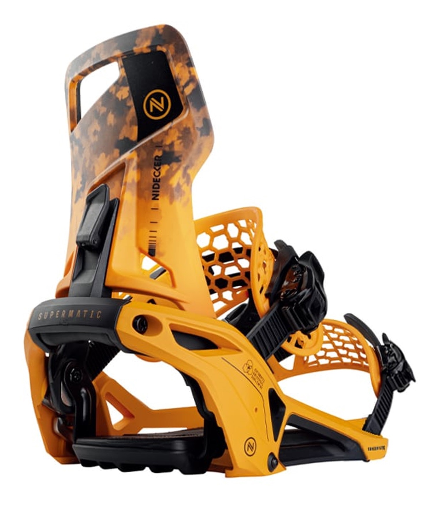 NIDECKER ナイデッカー SUPERMATIC スノーボード バイン ビンディング ユニセックス クイックエントリー 24-25モデル LL E2(DNORG-M)