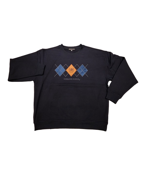 NOMADIK ノマディック IN ARGYLE CREW 72324505 スノーボード インナーウェア ユニセックス ムラサキスポーツ 24-25モデル