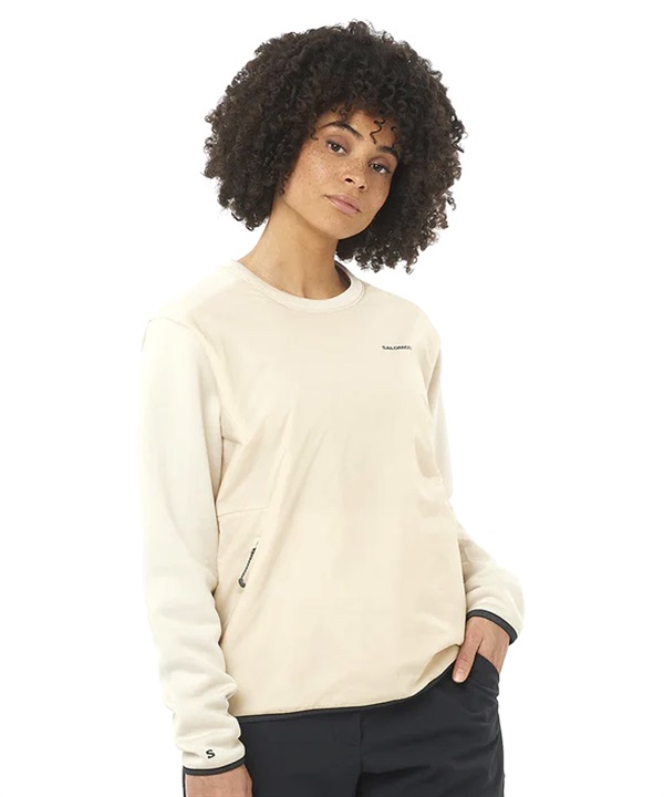 SALOMON サロモン INW OUTLINE HYB WARM PO スノーボード インナーウェア レディース ムラサキスポーツ 24-25モデル LL L21