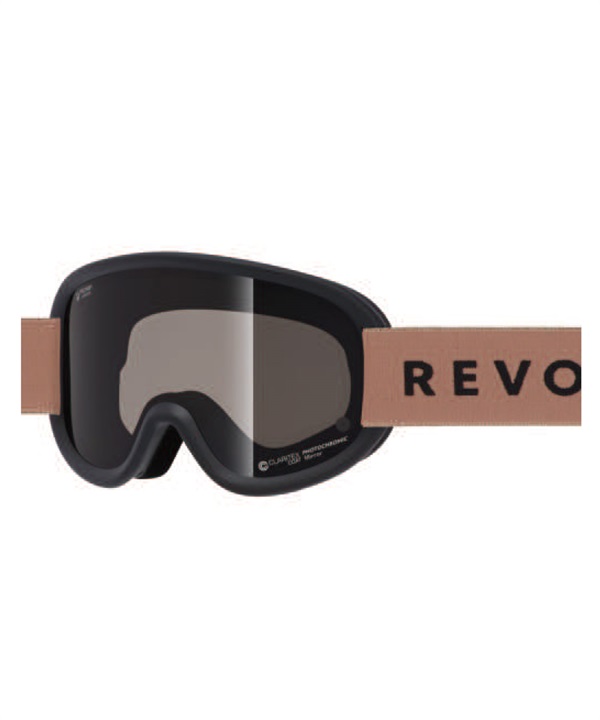REVOLT リボルト SUPER LIGHT FRAME R25MBK 調光レンズ 平面レンズ スノーボード ゴーグル ユニセックス ムラサキスポーツ 24-25モデル LL J17(BGP-ONESIZE)