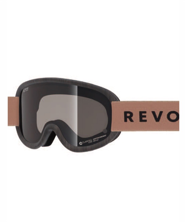 REVOLT リボルト SUPER LIGHT FRAME R25MBW 調光レンズ 平面レンズ スノーボード ゴーグル ユニセックス ムラサキスポーツ 24-25モデル LL J17(BGP-ONESIZE)