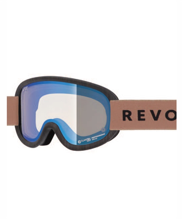 REVOLT リボルト SUPER LIGHT FRAME R25MBW 調光レンズ 平面レンズ スノーボード ゴーグル ユニセックス ムラサキスポーツ 24-25モデル LL J17