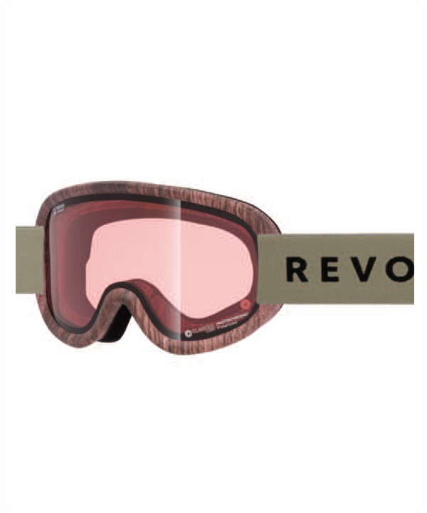 REVOLT リボルト SUPER LIGHT FRAME R25PIN 調光レンズ 平面レンズ スノーボード ゴーグル ユニセックス ムラサキスポーツ 24-25モデル LL J17