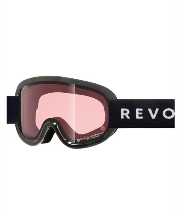 REVOLT リボルト SUPER LIGHT FRAME R25BRE 調光レンズ 平面レンズ スノーボード ゴーグル ユニセックス ムラサキスポーツ 24-25モデル LL J17