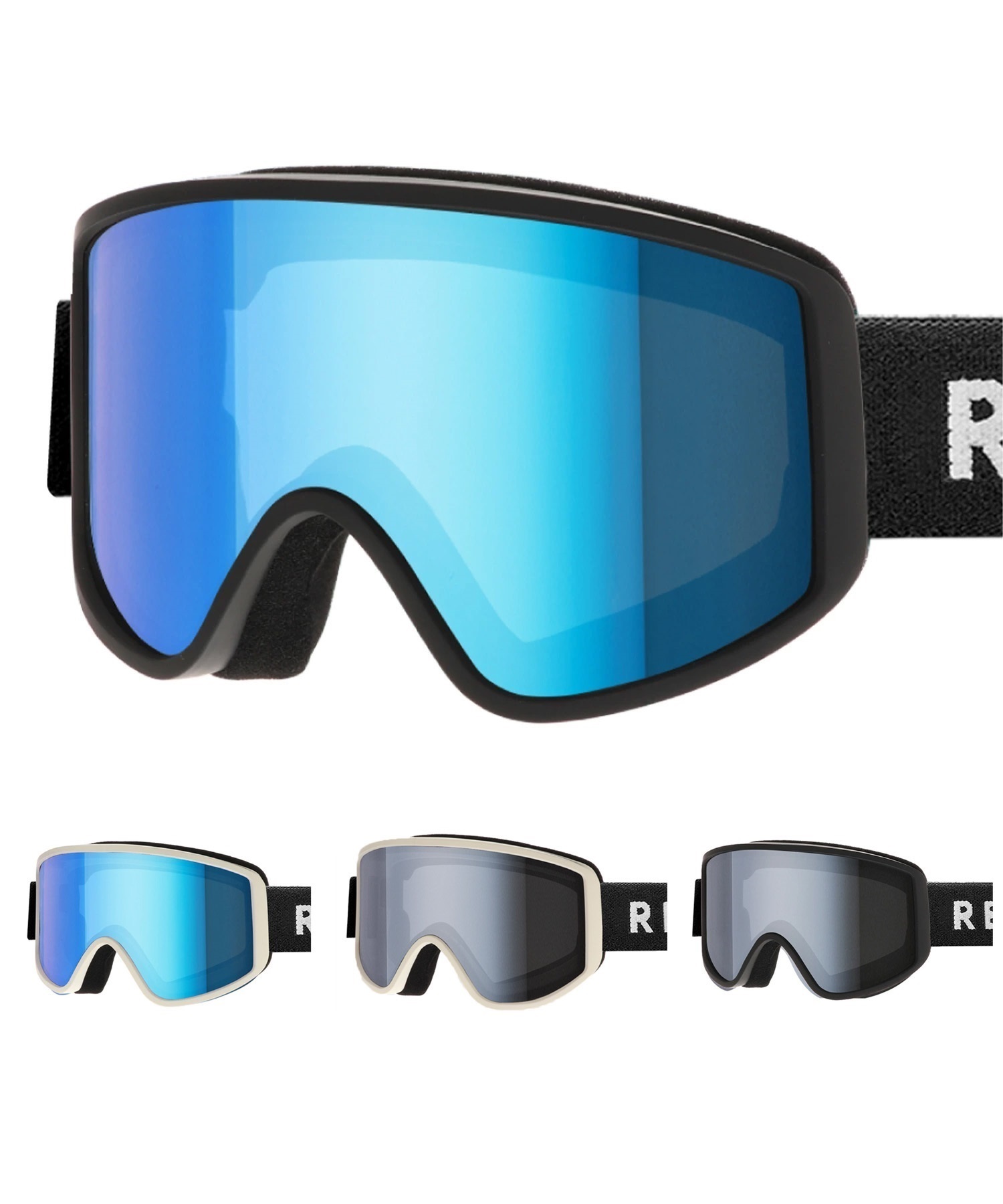 REVOLT リボルト FLAT LIGHT FRAME RC 調光レンズ 平面レンズ スノーボード ゴーグル ユニセックス ムラサキスポーツ 24-25モデル LL J17(24BCP-ONESIZE)