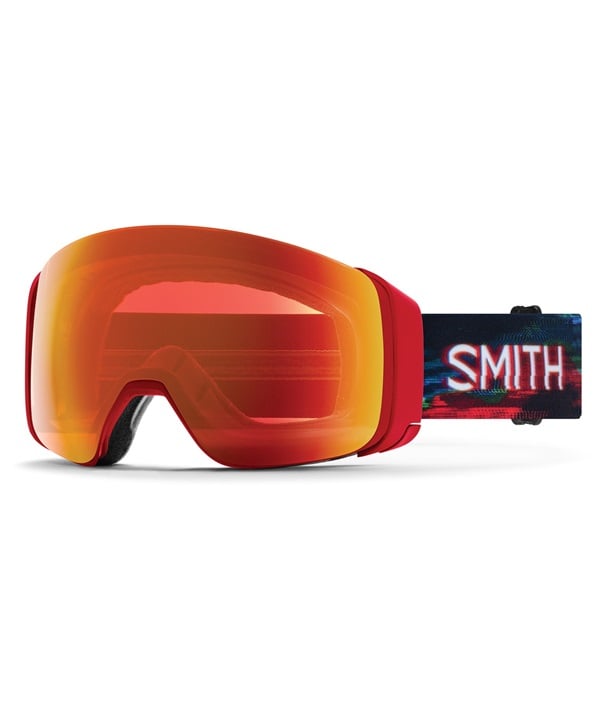 SMITH スミス E 4D MAG CRIMSON GLITCH 球面 アーリーモデル スノーボード ゴーグル ムラサキスポーツ 24-25モデル LL I13