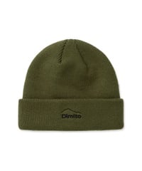 DIMITO ディミト DMT LOGO BEANIE スノーボード ビーニー ユニセックス ムラサキスポーツ 24-25モデル LL J3(KHAKI-ONESIZE)