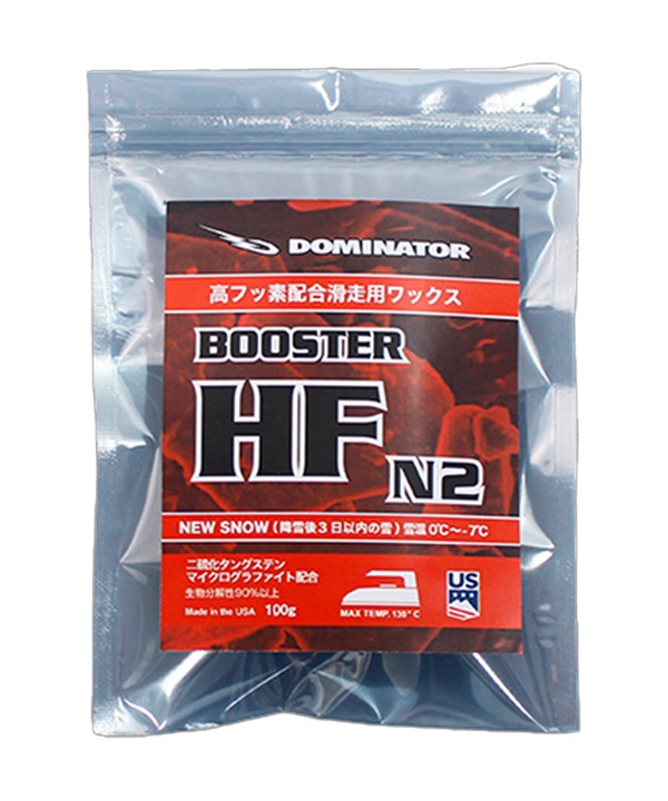 DOMINATOR ドミネーター HF N2 100g スノーボード WAX 滑走ワックス 23-24モデル ムラサキスポーツ KK I28