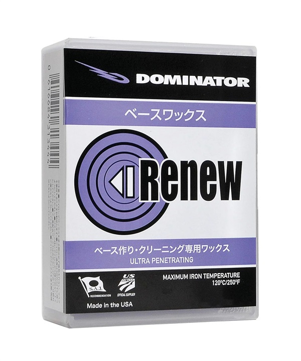 DOMINATOR ドミネーター RENEW-400 スノーボード ワックス WAX 固形WAX ホットワックス ベースワックス 24-25モデル LL I5
