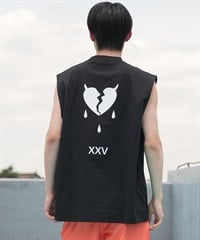 DEVILUSE デビルユース メンズ ラッシュガード ノースリーブ タンクトップ 水陸両用 ムラサキスポーツ限定 243OO1ST307DU(BLK-M)