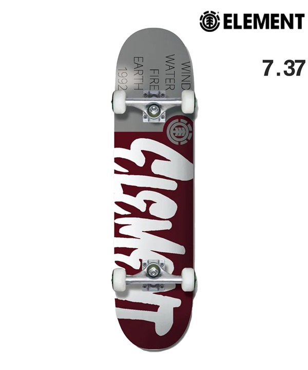 ELEMENT エレメント キッズ スケートボード コンプリート デッキ 7.37inch PUFFYS ムラサキスポーツ