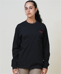 THE NORTH FACE ザ・ノース・フェイス 長袖 Tシャツ ロンT レディース 刺繍 花 ロングスリーブフラッシュドライフラワーロゴティー NT82535(K-S)