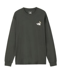 THE NORTH FACE ザ・ノース・フェイス 長袖 Tシャツ ロンT レディース 無地 ワンポイント ロゴ ロングスリーブズーピッカーティー NT82536(AG-S)
