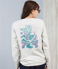 THE NORTH FACE ザ・ノース・フェイス 長袖 Tシャツ ロンT レディース バックプリント ロゴ L S ES Climbing Logo Tee NTW82584(WX-M)