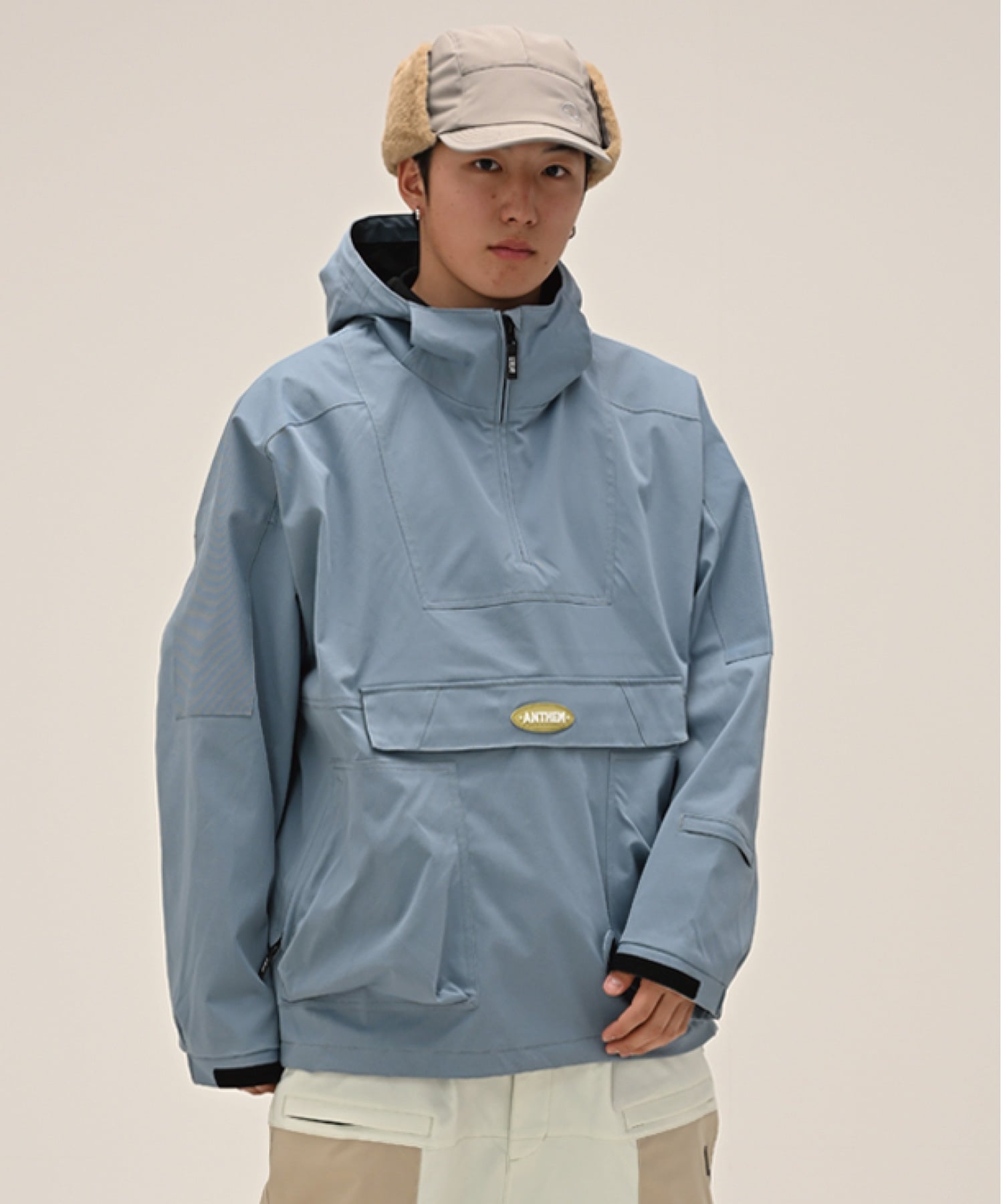 ANTHEM アンセム OVAL CAPTURED スノーボード ウェア ジャケット ユニセックス 25-26モデル LL C14【2526】(BLGRY-S)