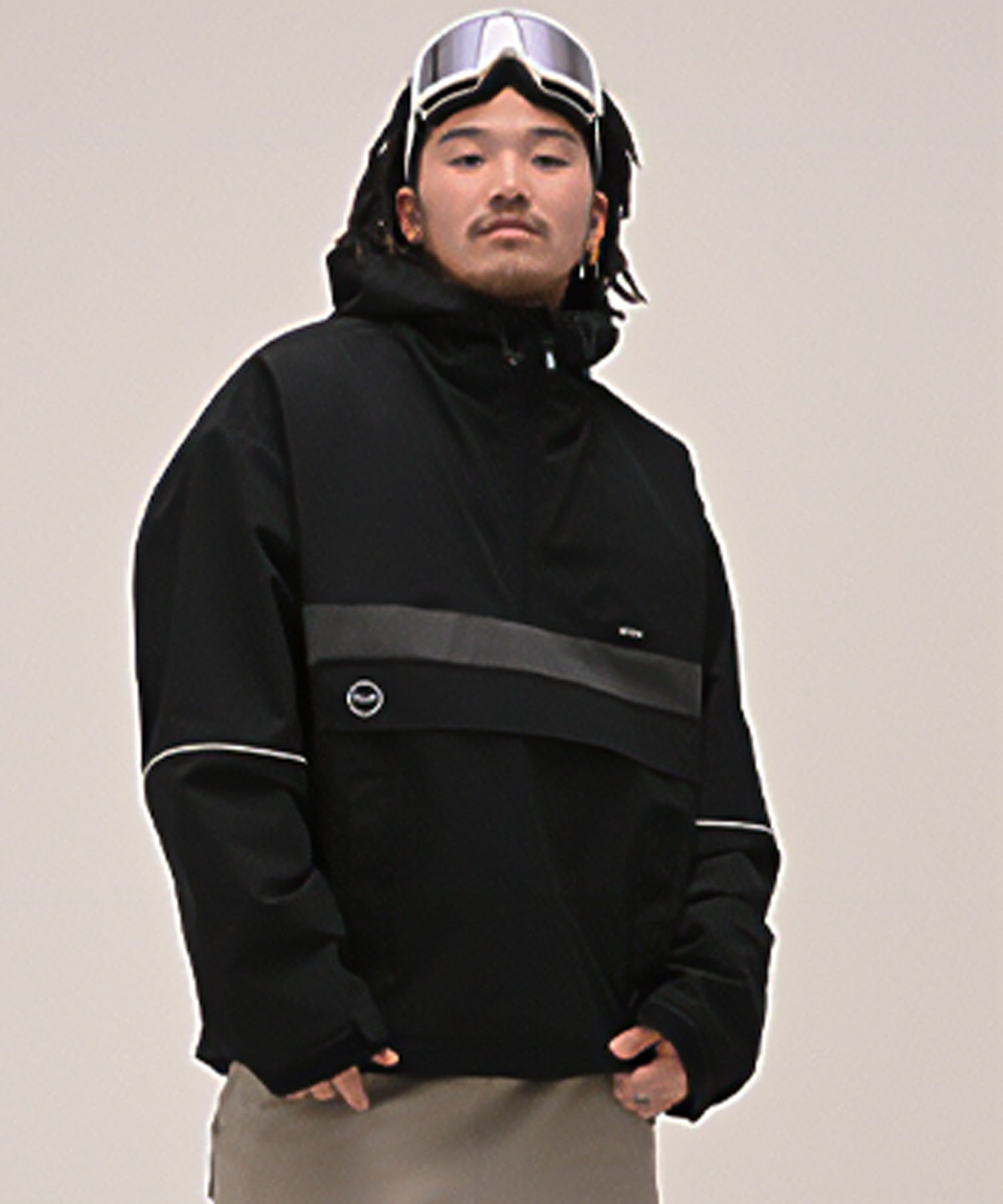 ANTHEM アンセム NFX スノーボード ウェア ジャケット ユニセックス 25-26モデル LL C14【2526】(BLACK-S)