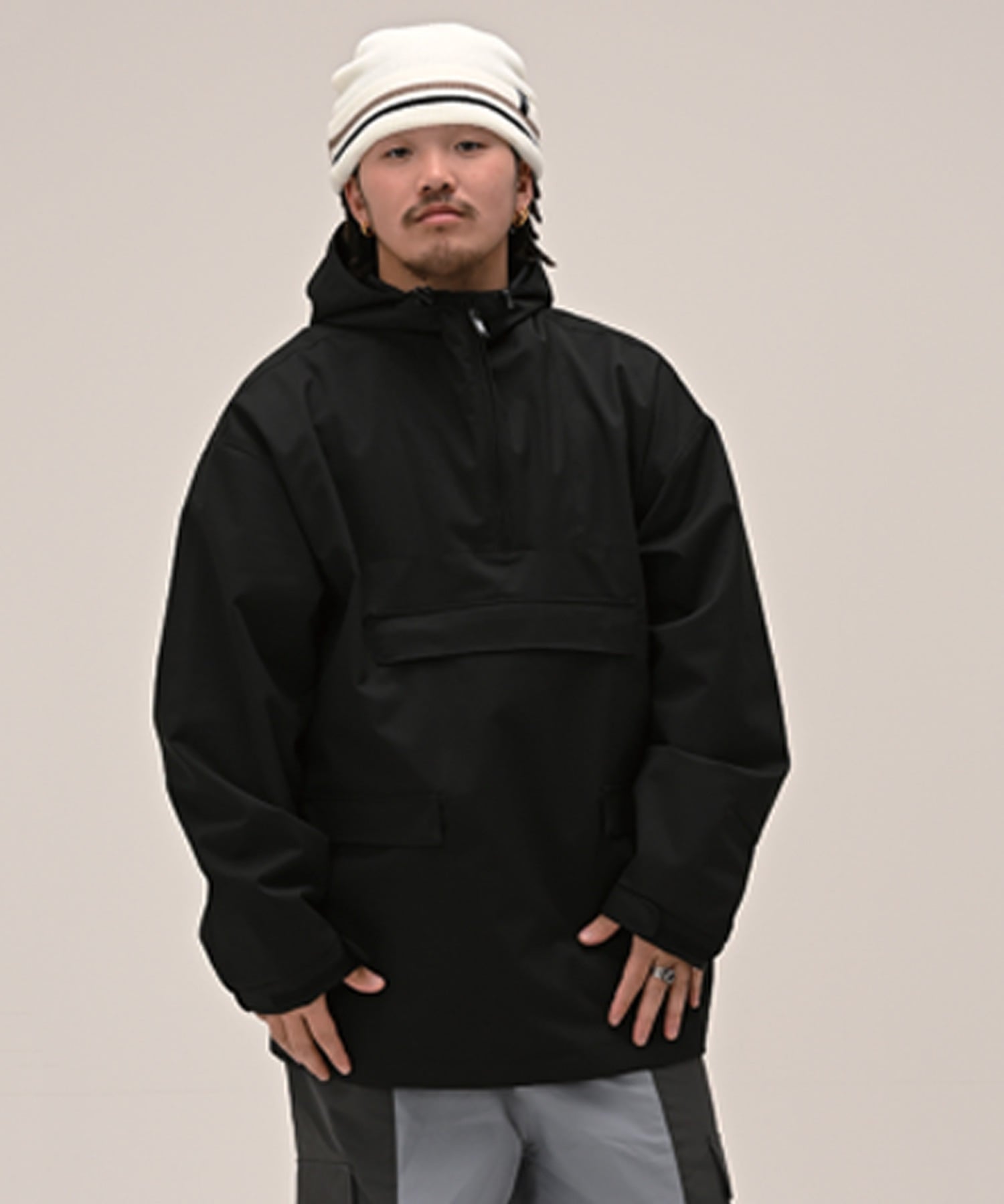 ANTHEM アンセム FLAPPA スノーボード ウェア ジャケット ユニセックス 25-26モデル LL C14【2526】(BLACK-S)