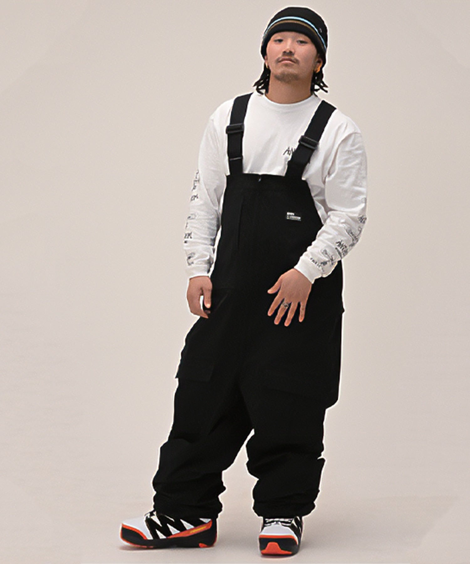 ANTHEM アンセム CHEST SLIT スノーボード ウェア パンツ ユニセックス 25-26モデル LL C14【2526】(BLACK-S)