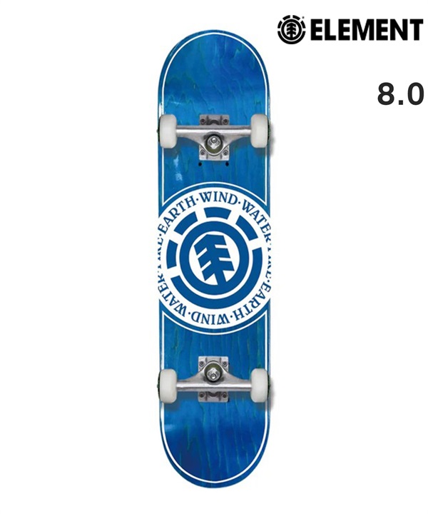 ELEMENT エレメント スケートボード コンプリート シンプル 初心者 8.0inch SEAL ムラサキスポーツ
