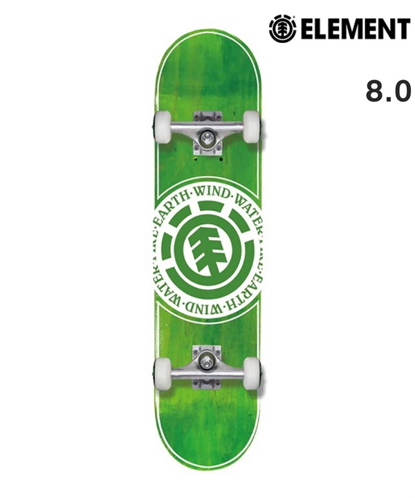 ELEMENT エレメント スケートボード コンプリート シンプル 初心者 8.0inch SEAL ムラサキスポーツ