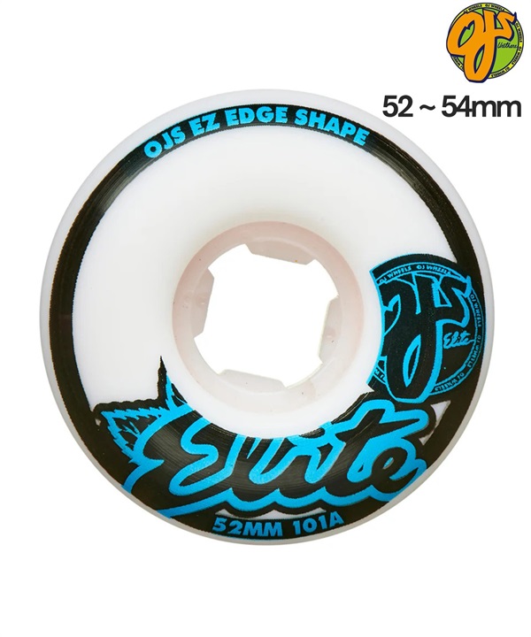 OJ WHEELS オージェー ウィール スケートボード 52～54mm 101A ELITE EZ EDGE ムラサキスポーツ