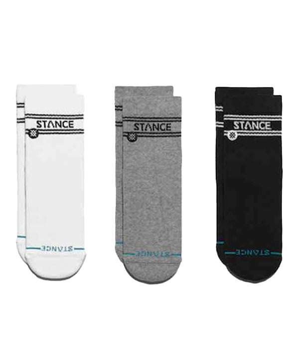 STANCE スタンス ソックス 靴下 3足セット BASIC QUARTER 3 PACK A356A24BAS
