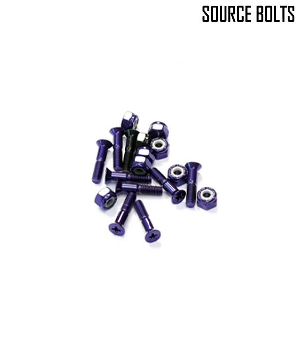 SOURCE BOLTS ソースボルト スケートボード パーツ カラーボルト ムラサキスポーツ