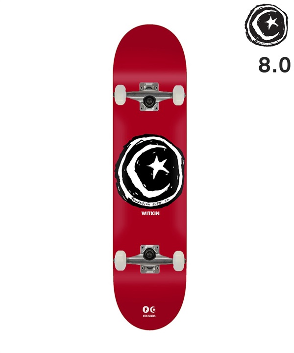 FOUNDATION ファンデーション スケートボード コンプリート 8.0inch WITKIN SIG. STAR & MOON ムラサキスポーツ