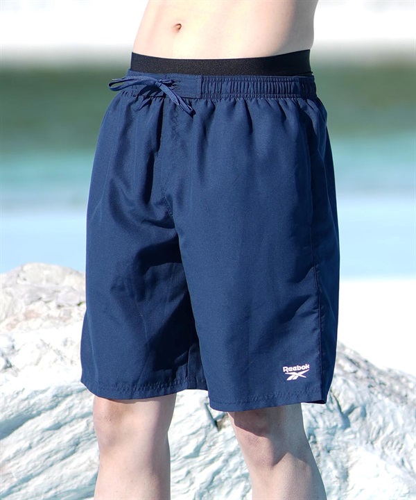 Reebok リーボック 水着 トランクス ボードショーツ メンズ ワンポイント ロゴ 水陸両用 Swimwear 420700C