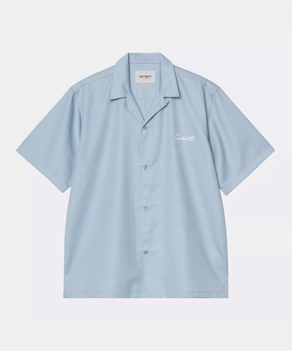 Carhartt WIP カーハート ダブリューアイピー 半袖 シャツ メンズ ワンポイント ロゴ シンプル S/S DELRAY SHIRT I031465