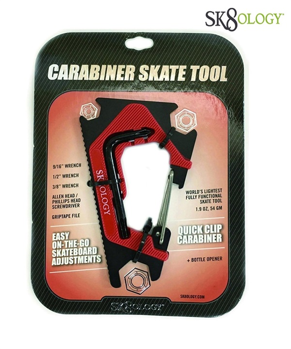 SK8LOGY スケートオロジー スケートボード トリツケ ツール カラビナ 2.0 ムラサキスポーツ