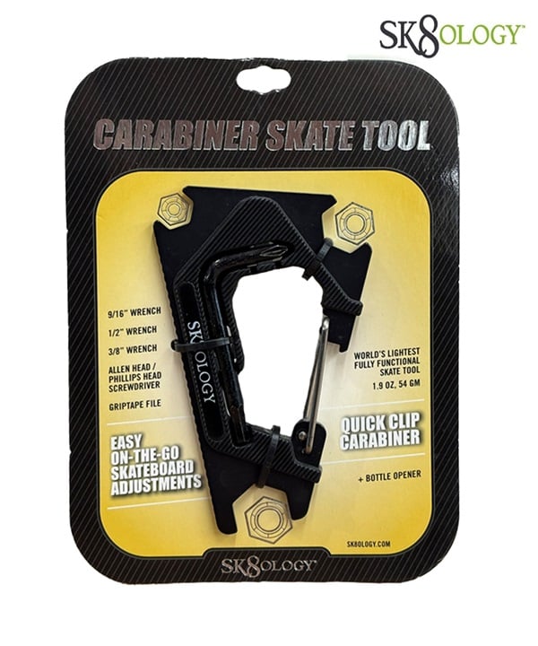 SK8LOGY スケートオロジー スケートボード トリツケ ツール カラビナ 2.0 ムラサキスポーツ