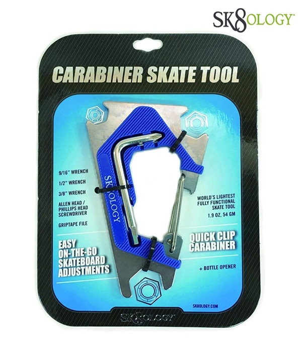 SK8LOGY スケートオロジー スケートボード トリツケ ツール カラビナ 2.0 ムラサキスポーツ