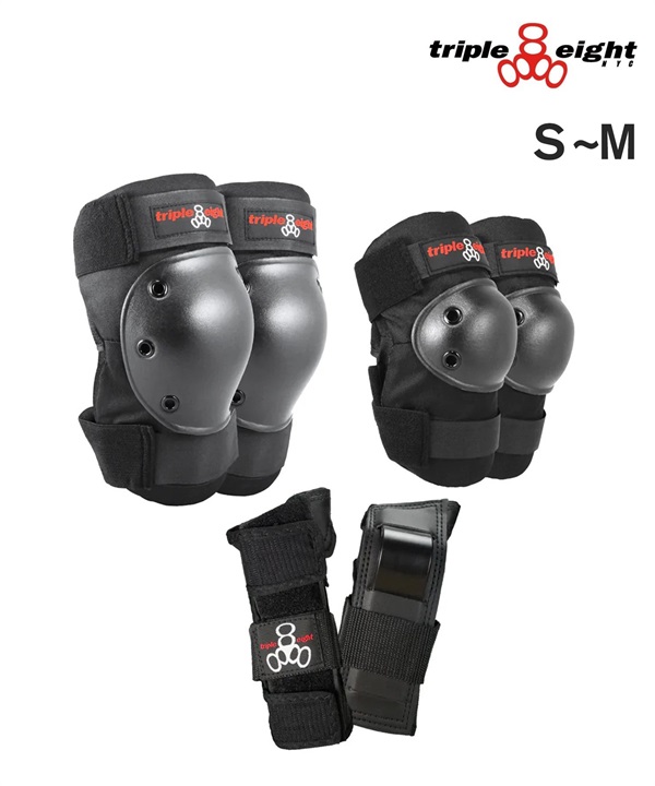 TRIPLE EIGHT トリプル エイトスケートボード プロテクター SAVER SERIES PADS 3-PACK ムラサキスポーツ