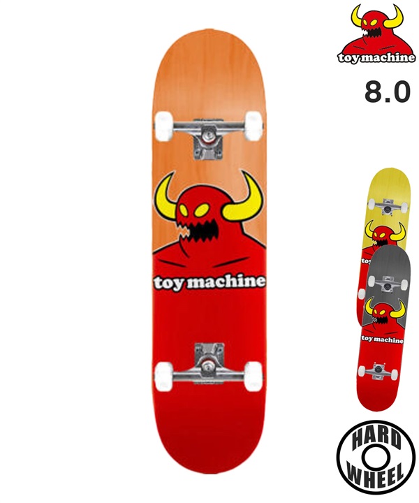 TOY MACHINE トイマシーン スケートボード コンプリート 8.0inch MONSTER #05 ムラサキスポーツ