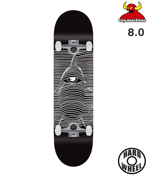 TOY MACHINE トイマシーン スケートボード コンプリート 8.0inch TOY DIVISION #03 ムラサキスポーツ