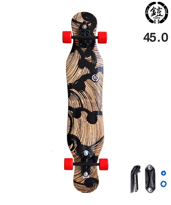 YOROI ヨロイ スケートボード ロングスケート 45inch YOROI SKATE JUJU WBF ムラサキスポーツ
