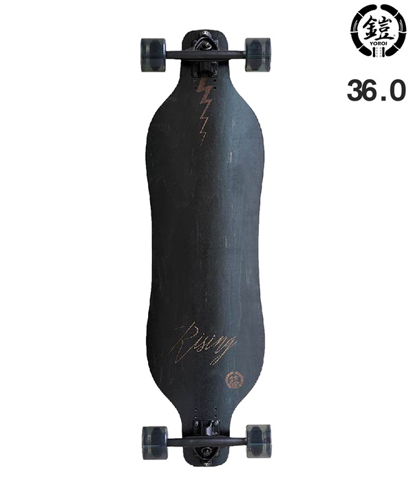 YOROI ヨロイ スケートボード ロングスケート 36inch RISING 36PW+WAVER ムラサキスポーツ