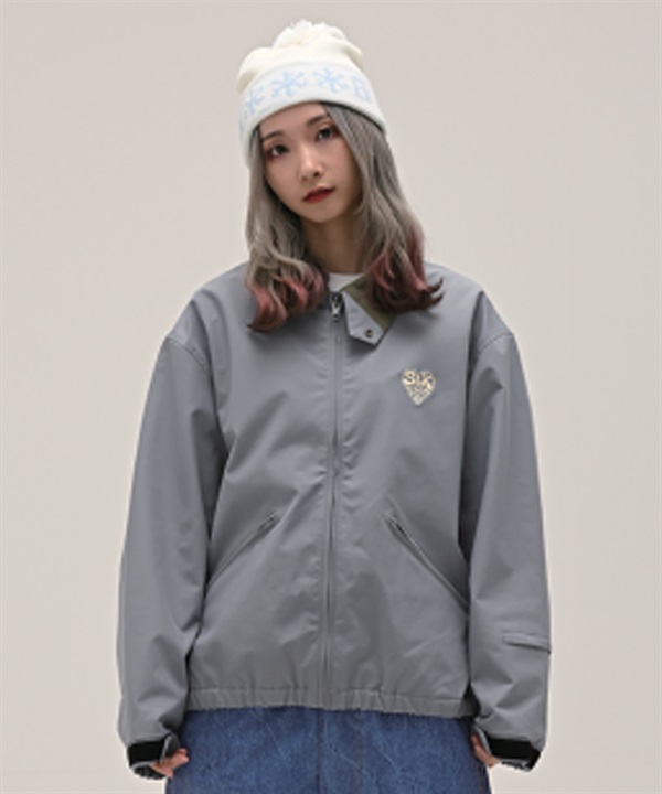 6KNOT シックスノット TRACKER スノーボード ウェア ジャケット レディース ムラサキスポーツ 25-26モデル LL C28【2526】(BLGRY-S)