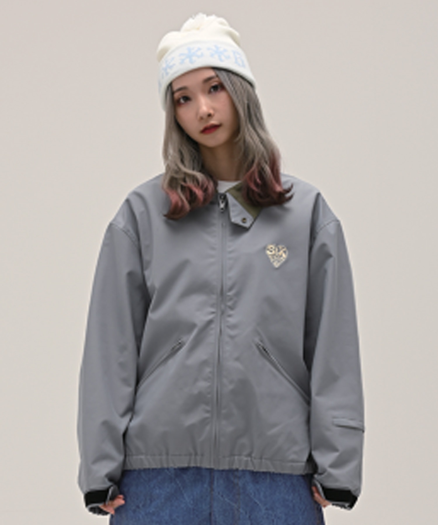 6KNOT シックスノット TRACKER スノーボード ウェア ジャケット レディース ムラサキスポーツ 25-26モデル LL C28【2526】(BLGRY-S)