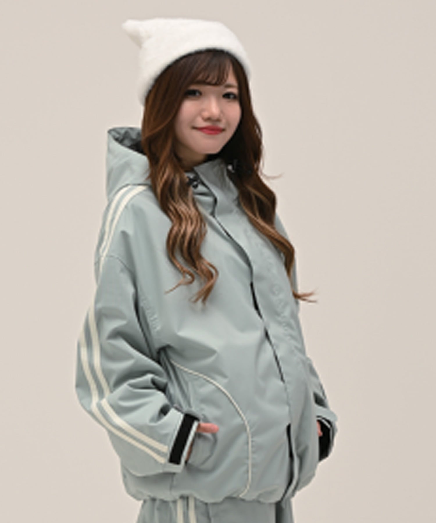 6KNOT シックスノット LINEPIP スノーボード ウェア ジャケット レディース ムラサキスポーツ 25-26モデル LL C28【2526】(ICMIN-S)