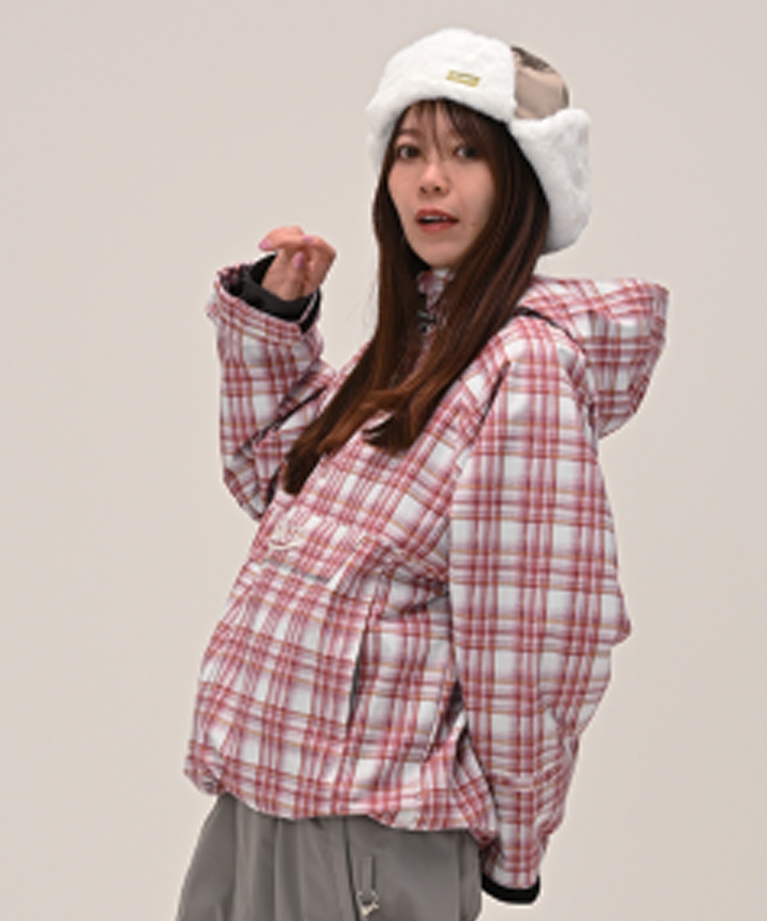 6KNOT シックスノット CHECK スノーボード ウェア ジャケット レディース ムラサキスポーツ 25-26モデル LL C28【2526】(SUNR-S)