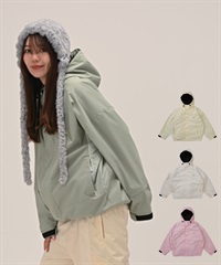 6KNOT シックスノット BRIGHT PANEL スノーボード ウェア ジャケット レディース ムラサキスポーツ 25-26モデル LL C28【2526】(IVORY-S)