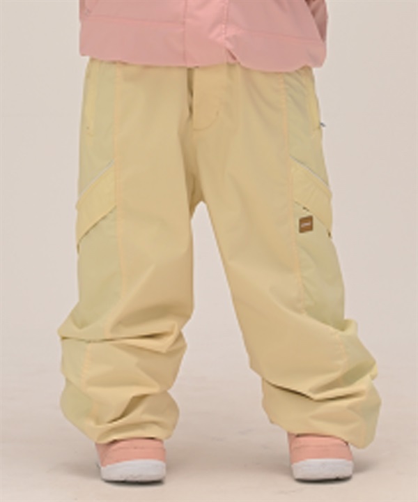 6KNOT シックスノット BRIGHT PANEL スノーボード ウェア パンツ レディース ムラサキスポーツ 25-26モデル LL C28【2526】
