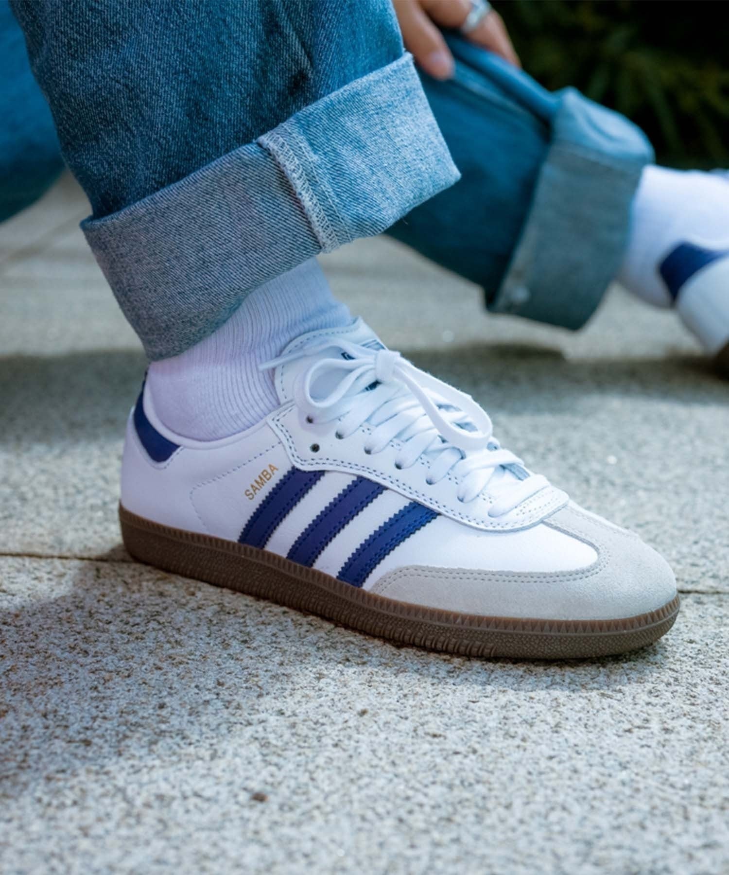 adidas skateboarding アディダス スケートボーディング SAMBA ADV サンバ IE6613 421243959  国内ムラサキスポーツ限定カラー(WT/PU-23.0cm)