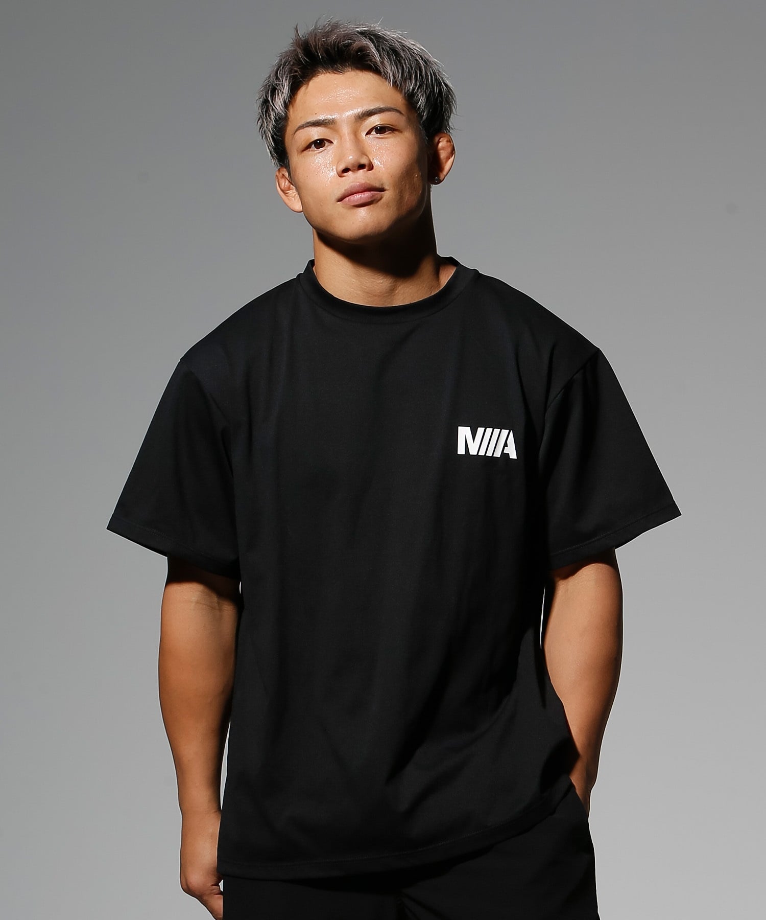 MATIN AVENIR マタンアヴニール ラッシュガード 半袖 Tシャツ ユニセックス 水陸両用 UVカット 速乾 MA0007 ムラサキスポーツ限定(BK-M)