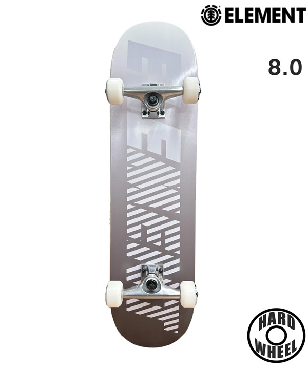 ELEMENT エレメント スケートボード コンプリート 8.0inch  SHREDIN ムラサキスポーツ
