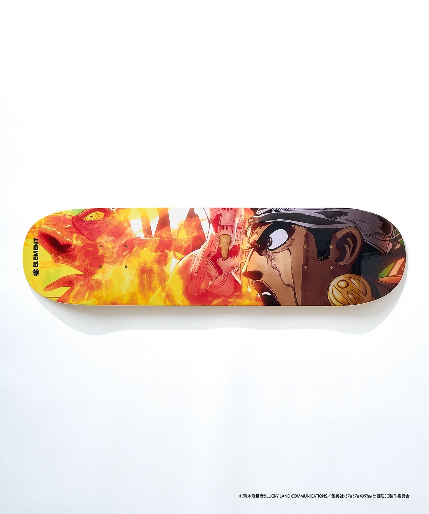 ELEMENT エレメント スケートボード デッキ JOJO コラボ 8inch AVDOL X MAGICIANS RED ムラサキスポーツ JOJOの奇妙な冒険(AVDOL-8inch)